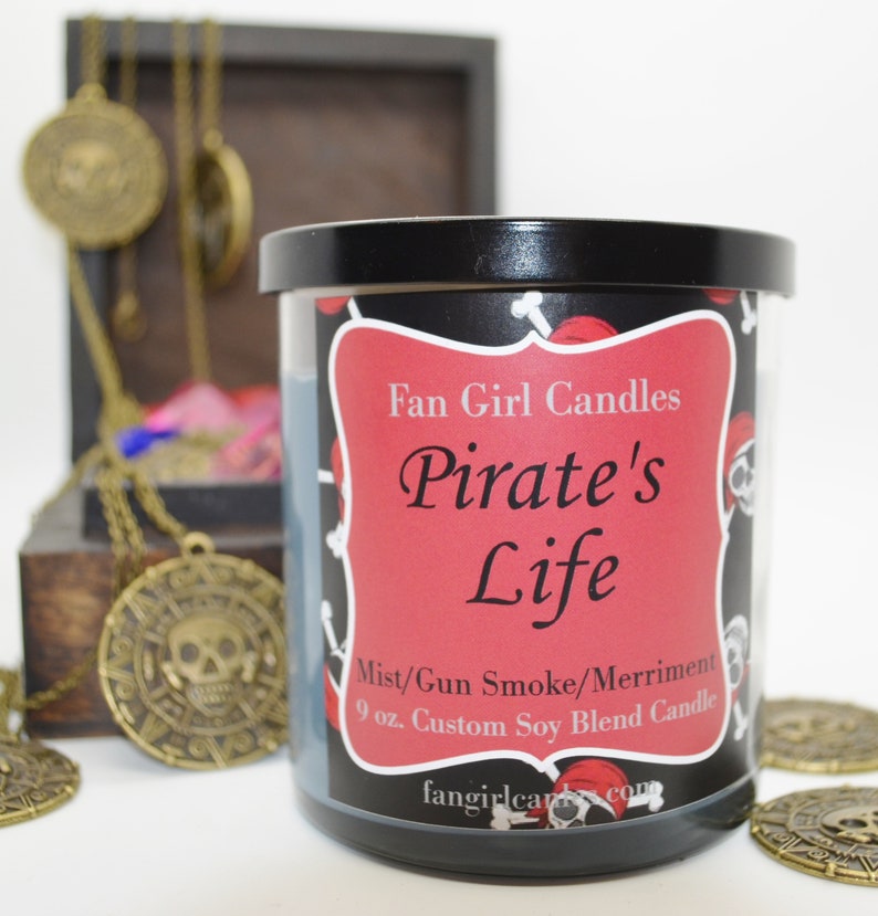 Fandom Candles Pirate/'s Life Unique Candles Disney Candles Soy Blend