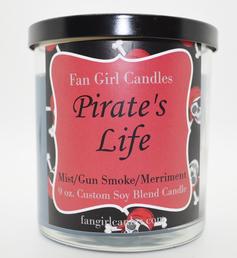 Fandom Candles Pirate/'s Life Unique Candles Disney Candles Soy Blend