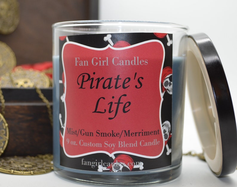 Fandom Candles Pirate/'s Life Unique Candles Disney Candles Soy Blend