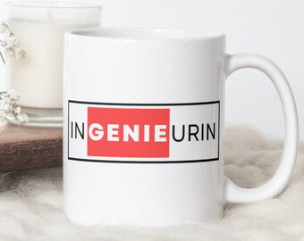 Engineer Mug | Funny Mug for Engineering Professions | Birthday Gift for Female Engineers | Netti Li Jae®