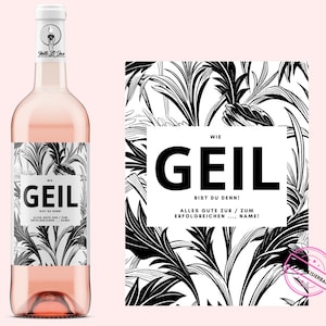 Fantastico | Etichetta vino personalizzata | esame superato, laurea, diploma, incarico pubblico, ecc. | con messaggio personale | Netti Li Jae®