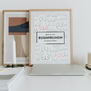 Glück ist, eine Busenfreundin wie Dich zu haben! | Digitaler Download | pdf. Datei  zum Download | Geschenk für Frauen | Von Netti Li Jae®