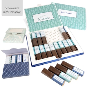 Volonté d'aider | Dites merci | Set d'autocollants, banderole premium & 2 mini boîtes pour 3 cadeaux personnalisés | Netti Li Jae®