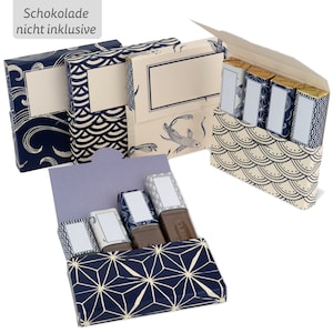 5 petits cadeaux de remerciement aux motifs japonais | Coffret d'autocollants comprenant 5 mini boîtes | Netti Li Jae®
