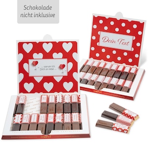 Amore | Set di adesivi per 2 regali personali: bella e personale dichiarazione d'amore | Netti Li Jae®