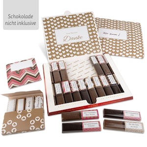 Amor | te amo | Juego de pegatinas, rollo de banda premium y 2 mini cajas | para 3 regalos personalizados | Netti Li Jae®