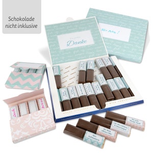 Cadeau d'amitié | Ensemble d'autocollants comprenant une banderole premium et des mini boîtes pour 3 cadeaux personnalisés | Netti Li Jae®