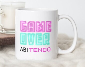 Cup GAME OVER | Abitur | General higher education entrance qualification | Cup for high school graduates | printed on both sides |dishwasher safe | Netti Li Jae