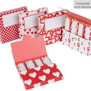 5 petits cadeaux de remerciement | Coffret d'autocollants comprenant 5 mini boîtes | pour 5 cadeaux personnalisés | coeurs | Netti Li Jae®