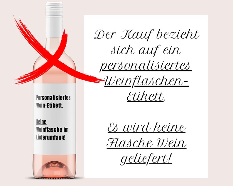 Danke für Kollegen, Eltern, Erzieher, Freunde uvm Personalisiertes Weinetikett inkl deiner Wunschbotschaft Dankeschön Netti Li Jae® Bild 2