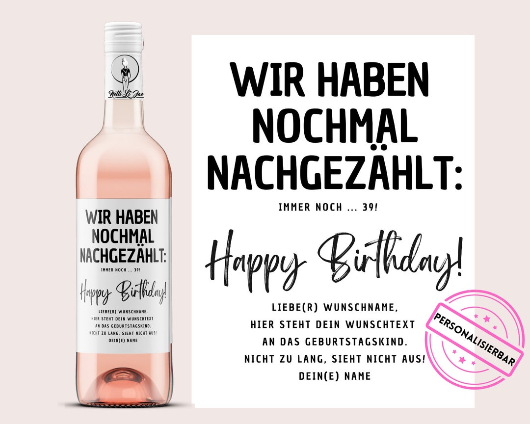 40 Geburtstag Personalisiertes Etsy