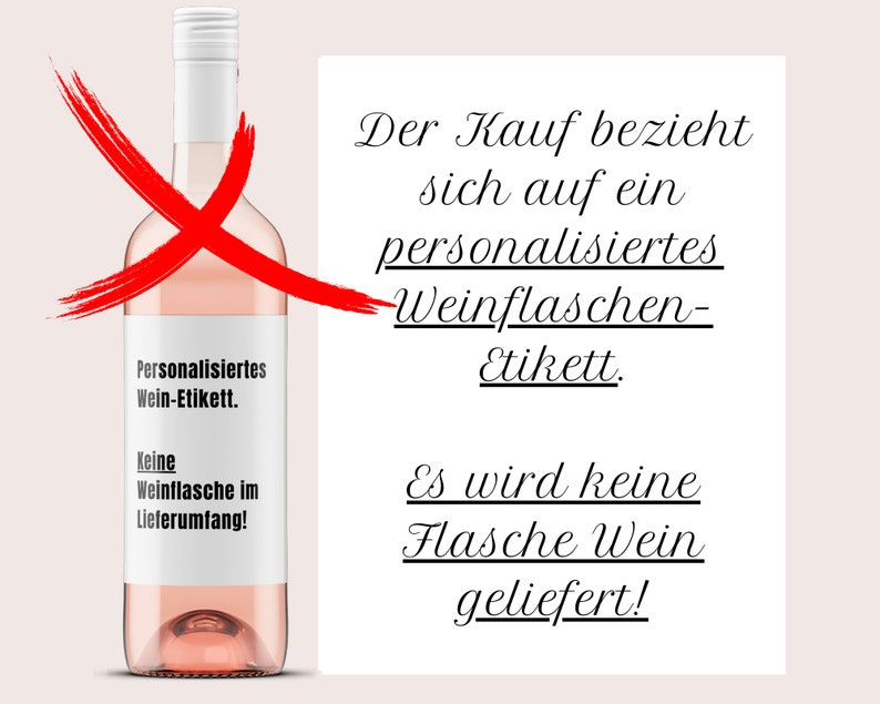 50 Geburtstag Personalisiertes Weinetikett personalisiertes Weingeschenk zum 50. Geburtstag Weinaufkleber 50 Netti Li Jae® image 2