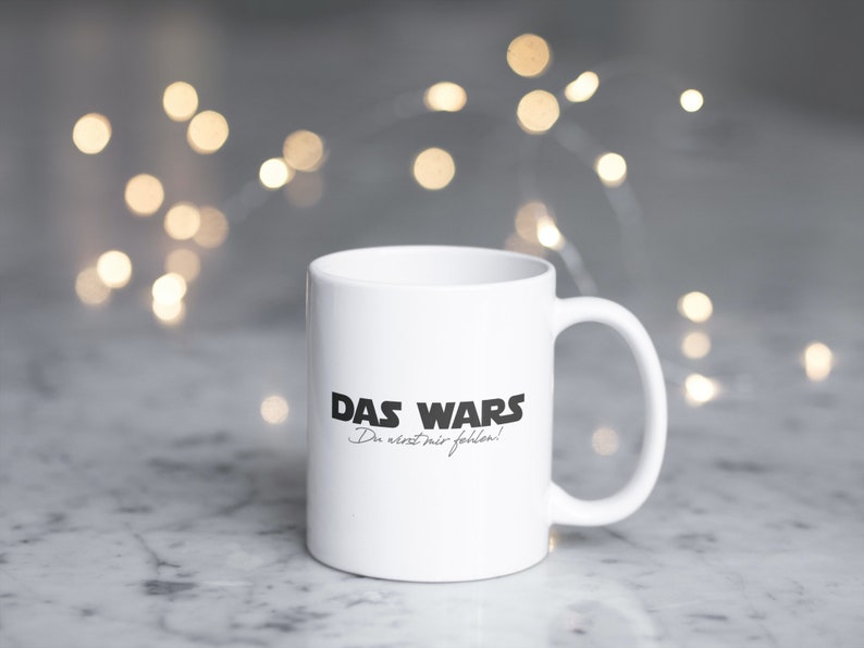 Tasse Cadeau "Du Wirst Uns Fehlen" (Tu Vas Nous Manquer) - Pour Collègue Qui Part