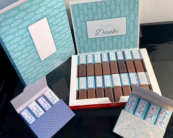 Danke für Deine Hilfsbereitschaft | Aufkleber Set, Premium Banderole & Mini Schachteln  | für 3 personalisierte Geschenke | Netti Li Jae®