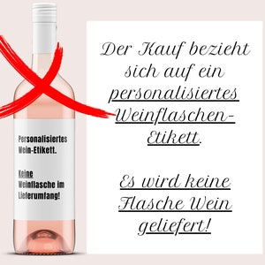 Geburtstag Personalisiertes Weinetikett Der Lack ist ab Das Original Weingeschenk zum Geburtstag Frau und Mann Netti Li Jae® Bild 2