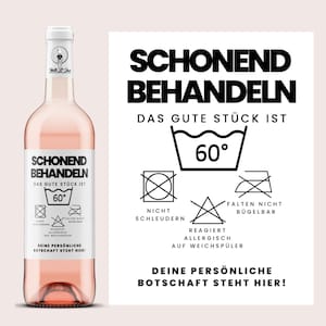 60 Geburtstag Personalisiertes Weinetikett personalisiertes Weingeschenk zum 60. Geburtstag Weinaufkleber 60 Netti Li Jae® Bild 1