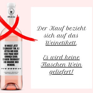 Trauzeugin fragen Überrascht tun Personalisiertes Weinetikett mit Wunschname Netti Li Jae® imagen 2