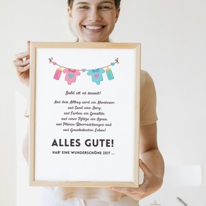 Babypause Mutterschutz Abschied durch Kollegen Digitaler Download