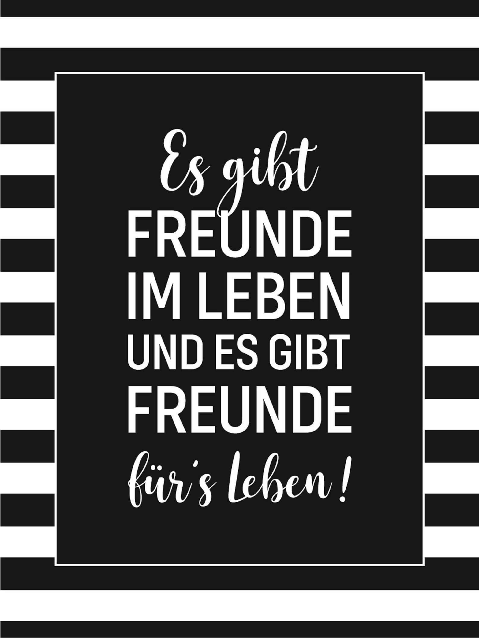 Es Gibt Freunde Im Leben & Es Gibt Freunde Fürs Leben Etsy