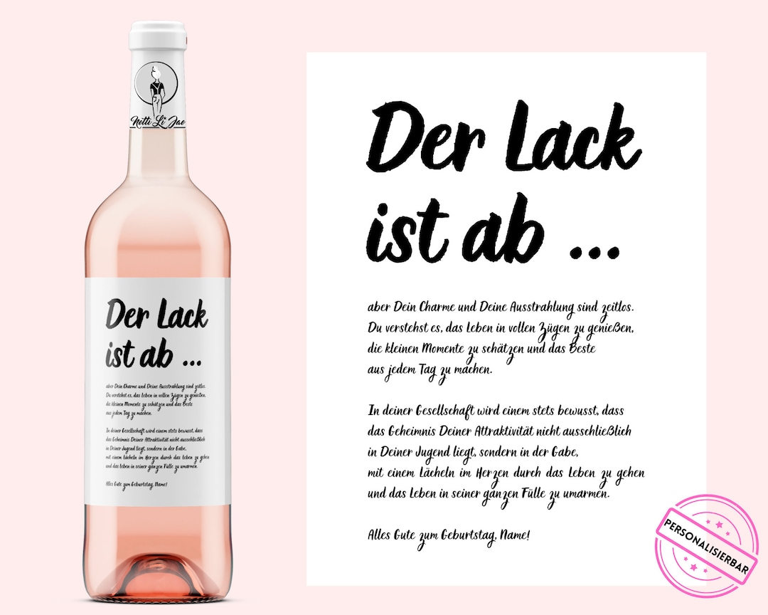 Lustapotheke Duschgel 'Der Lack Ist Ab!' – Mit Personalisiertem Wunschnamen, 300 Ml