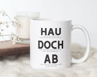 Farewell gift | "Get lost!" ceramic mug | Farewell gift for a colleague | Retirement | Pension | Starting retirement