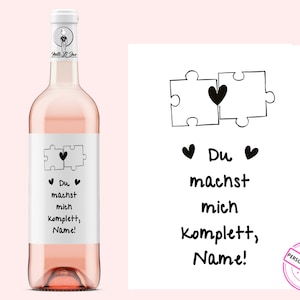 Amicizia Amore | Etichetta vino personalizzata | Regalo di vino | Regalo per il migliore amico o compagno di vita | Netti Li Jae®