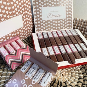 Liebe Von Herzen Danke für Deine Liebe Aufkleber Set, Premium Banderole