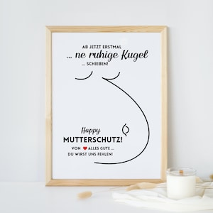 Abschied in den Mutterschutz durch Kollegen Digitaler Download pdf