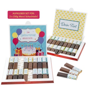 Aufkleber-Set für 2 persönliche Geburtstagsgeschenke | Netti Li Jae®
