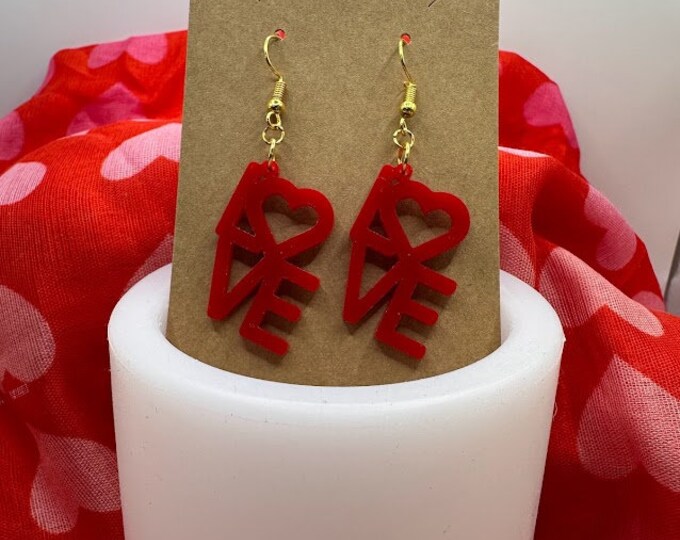Love Dangle Earrings