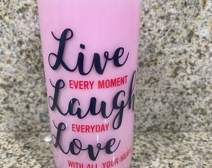 Live Laugh Love Candle