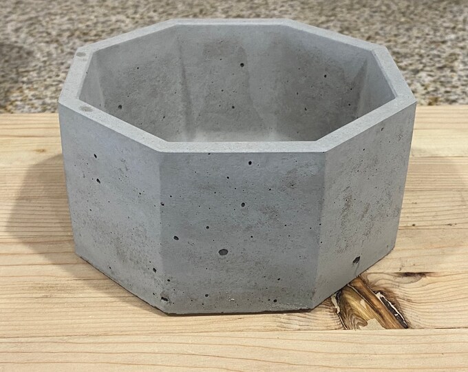 Cement Planter Container / Candle Vessel