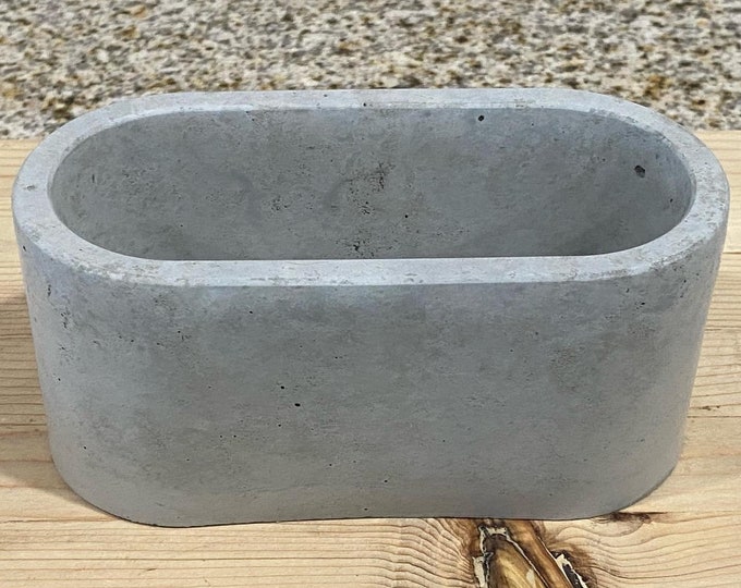 Cement Garden Box / Candle Vessel