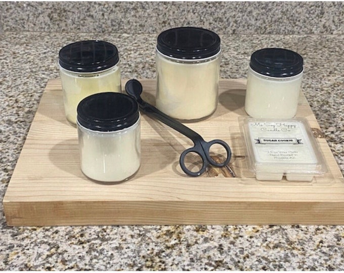 Tobacco & Rum scented All Natural Soy Wax Candles