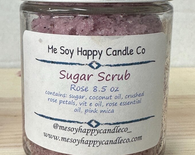 Sugar Scrubs/Natural Sugar Scrubs/Organic Sugar Scrubs