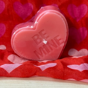Conversation Heart Candle