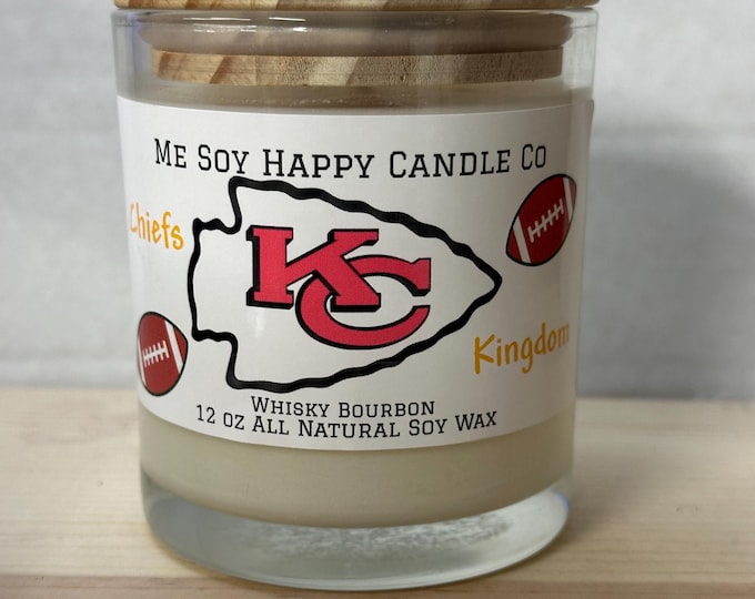 KC Candle - Kansas City Chiefs Candle