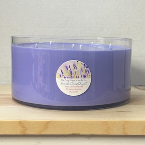 Large 96 oz Candle - Handmade All Natural Soy Wax