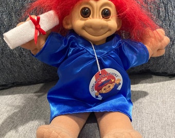 10” Soft Graduation Russ troll doll