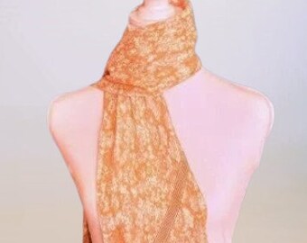 Diane von Furstenberg Scarf Silk Wingtip 6,5 x 62 Inch Vintage Designer Women's Accessories