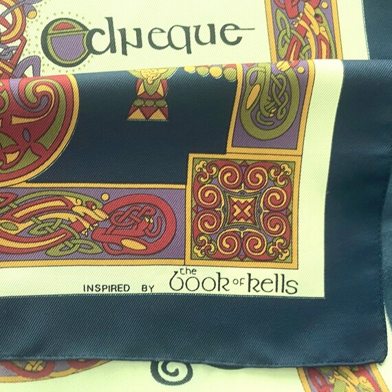 Book Of Kells Scarf 12 x 54 Vintage Collector Sca… - image 4