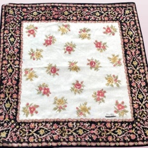 Jinabe Handkerchief Bandanna Pocket Scarf Cotton 18 Inch Vintage Womens Accessories