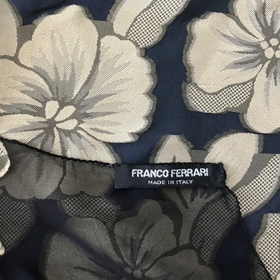 Franco Ferrari Scarf Long Silk 17.5 x 84 Inch/ Vi… - image 4