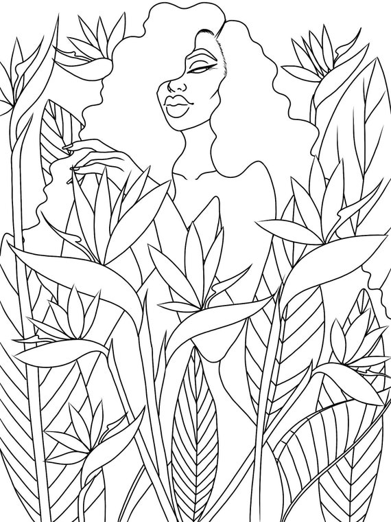 10 Pieces Pre Drawn Canvas for Painting for Adults |8 X10 Canvas African  Queen Prepainted Canvas Adult Painting Party Kit Prepainted| Canvas  Outlines