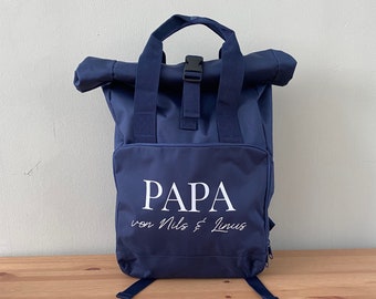 Personalisierter Rucksack, tolles persönliches Geschenk,  Dad, Papa, personalisierte Geschenke,Rucksack für Papa, Vatertagsgeschenk