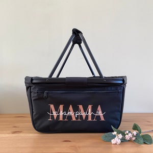 Personalisierter Einkaufskorb mit deinen Namen & Wunschperson z.B.Mom/Oma/Mama/Tante etc, Muttertagsgeschenk Oma Mama, Geburtstagsgeschenk Bild 2