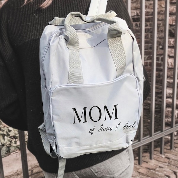 Personalisierter Rucksack | Mommy | Mama | personalisierte Geschenke | Rucksäcke | MOM of + Wunschnamen