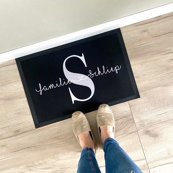 Personalized Floor Mat Doormat With Name Decoration Floor Etsy UK