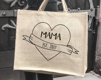 Juteshopper | personalisierbarer Shopper , Geschenk Mama, nachhaltig, Geschenk Oma, personalisierte Geschenke