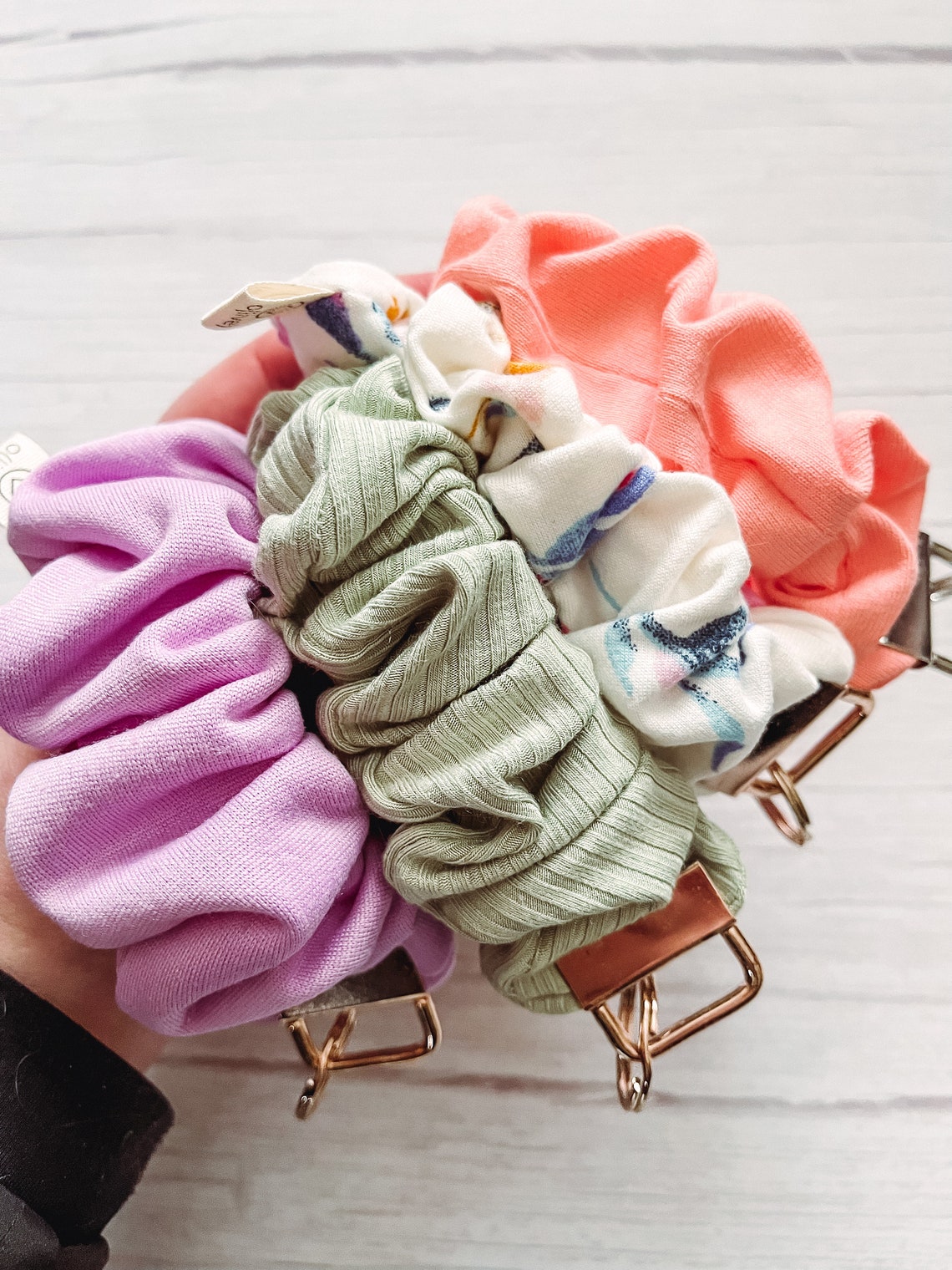 Scrunchies KEYCHAIN Collection Keychain Wrislet Keychain Etsy